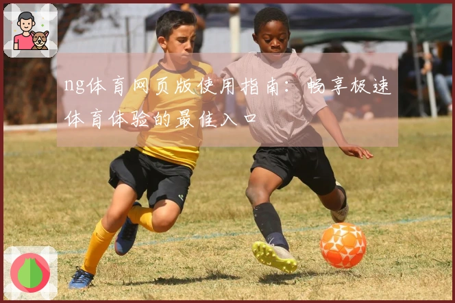ng体育网页版使用指南：畅享极速体育体验的最佳入口